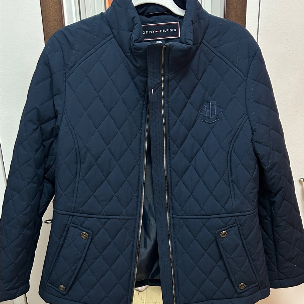 Tommy Hilfiger Dark Blue Quilted Jacket